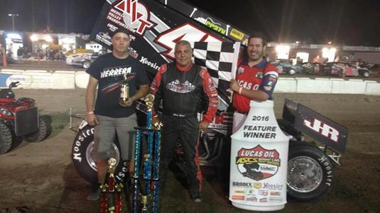 Herrera Sweeps ASCS National Tour Weekend at Black Hills Speedway