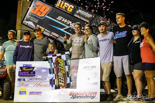 Swindell SpeedLab Team and Bell Capture First Win Together During PA Speedweek Event at Grandview