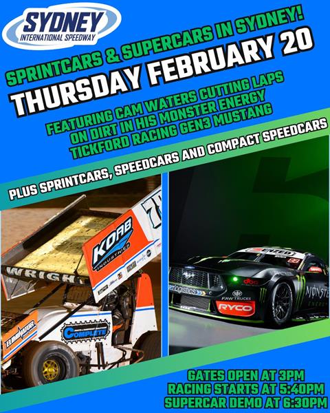 This Thursday: Sprintcars & Supercars in Sydney!