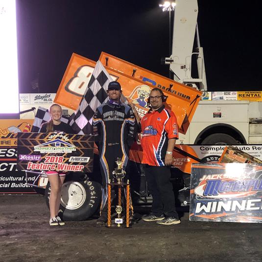 Dover, O’Banion and Kouba Hustle to Victory During Jackson Motorplex Military Night