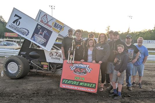 Thompson Triumphant During Debut at Skagit Speedway