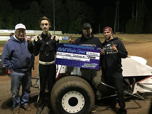 Cooper Desbiens Wins Wingless Sprint Series May 21st Event At CGS