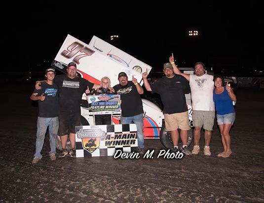 Jodie Robinson Wins SCCT Debut at the Speedway; Legends Night On Tap Saturday