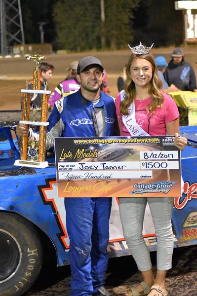 JOEY TANNER WINS LOGGER'S CUP & $2000.00 PAYDAY!!