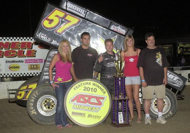 Shane Stewart Snares ASCS Midwest Win at I-80!