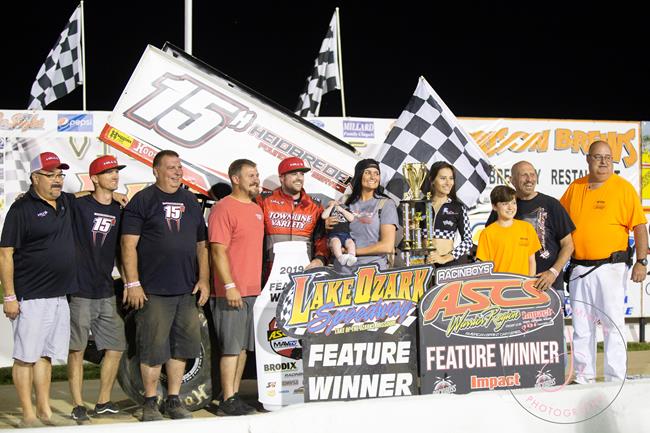 Hafertepe Makes It Three In A Row With The Lucas Oil American Sprint Car Series