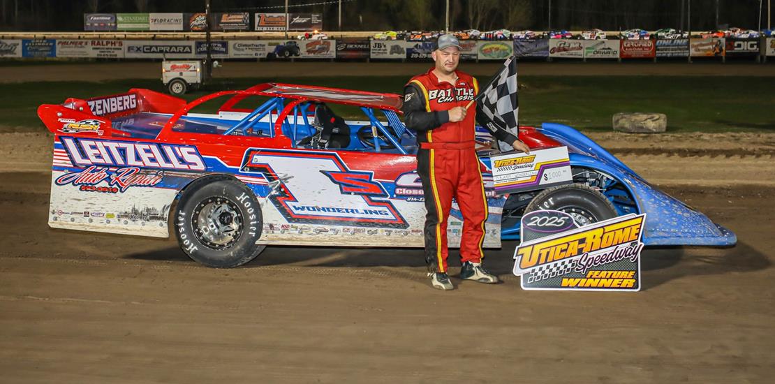Utica Rome Speedway beats the rain Friday night 4/...