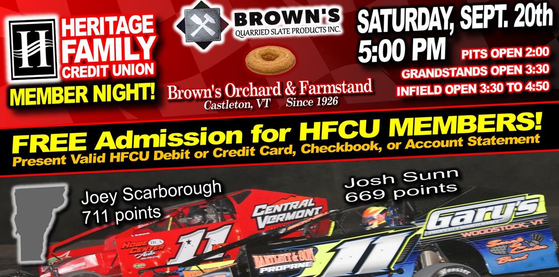 SATURDAY NIGHT...Championship Night and the Final...