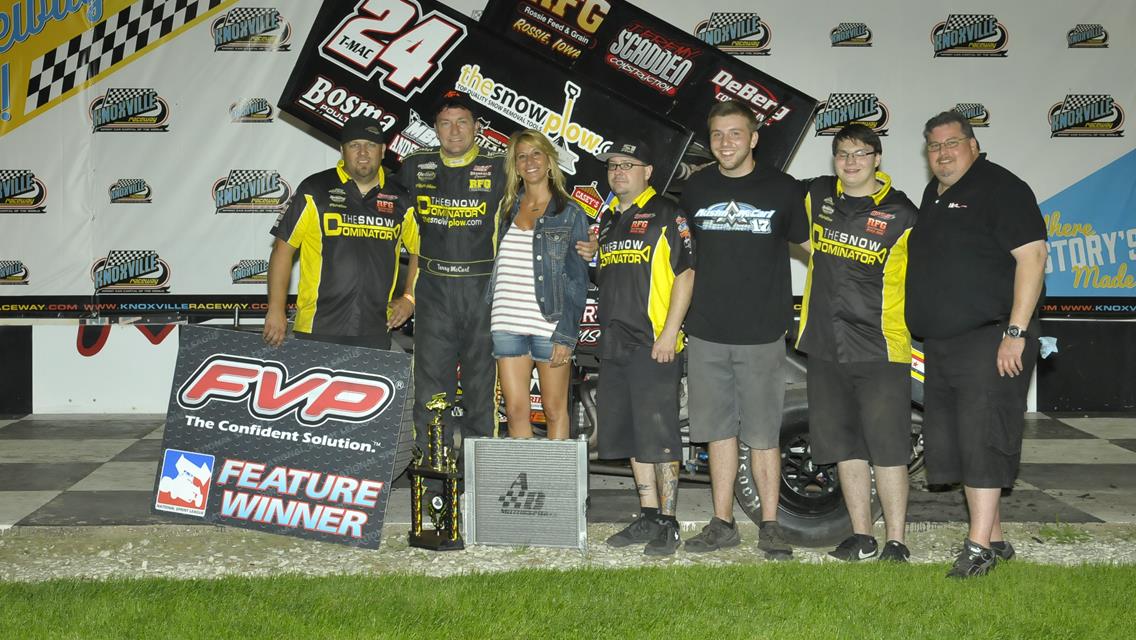 Terry McCarl Tops FVP National Sprint League at Knoxville!  Agan and Henderson Grab 360 Twins!