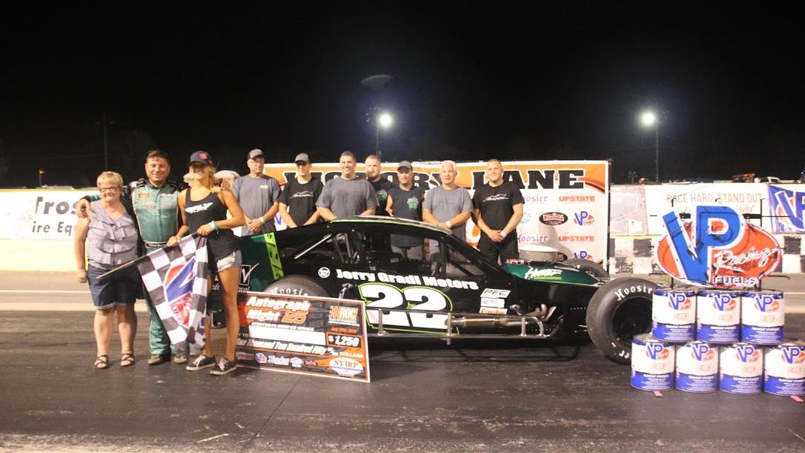 TERRY WELDY CAPTURES FIRST-EVER RACE OF CHAMPIONS LATE MODEL SERIES VICTORY ALONG WITH CHUCK HOSSFELD IN THE RACE OF CHAMPIONS SPORTSMAN MODIFIED SERI