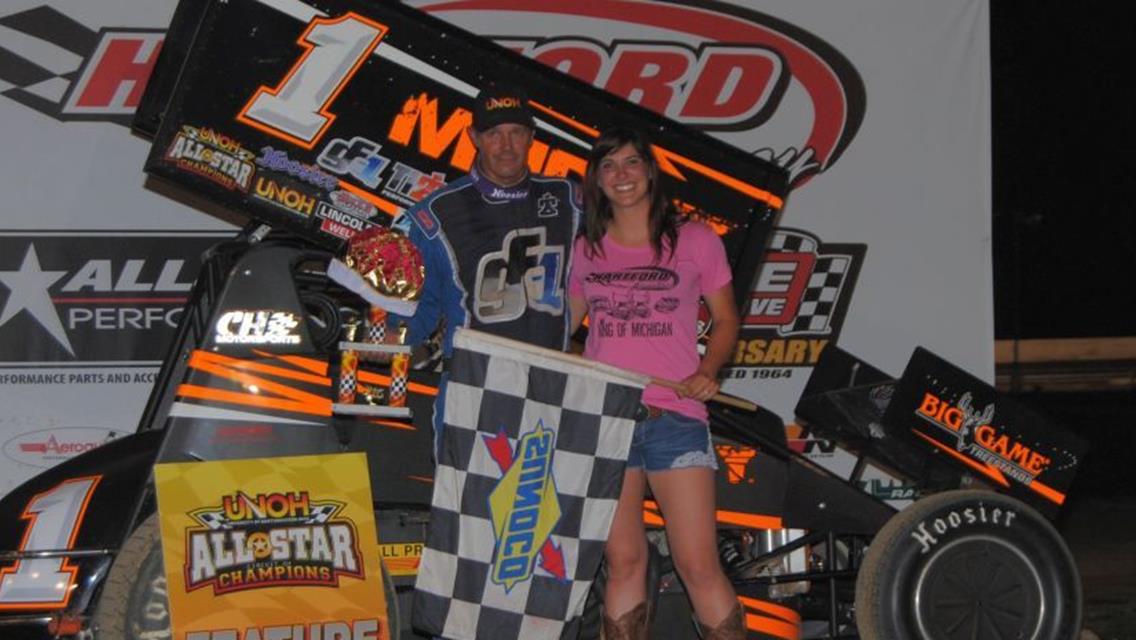 Dale Blaney Crowned “King of Michigan” at Hartford Speedway