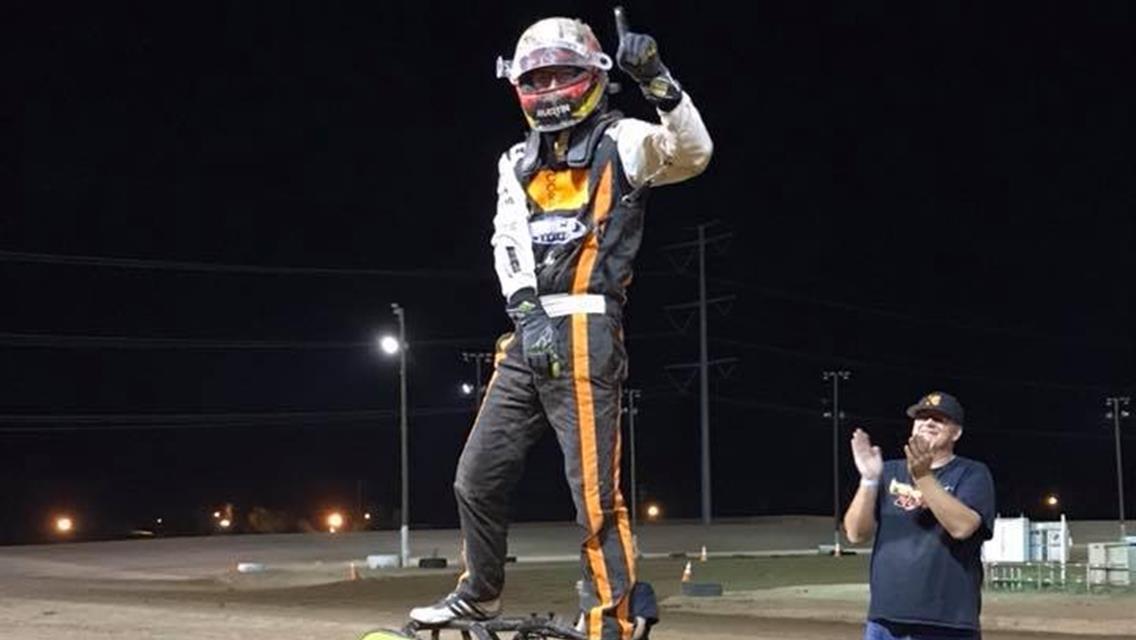 Jarrett Martin Charges to Victory at Central Arizona Speedway