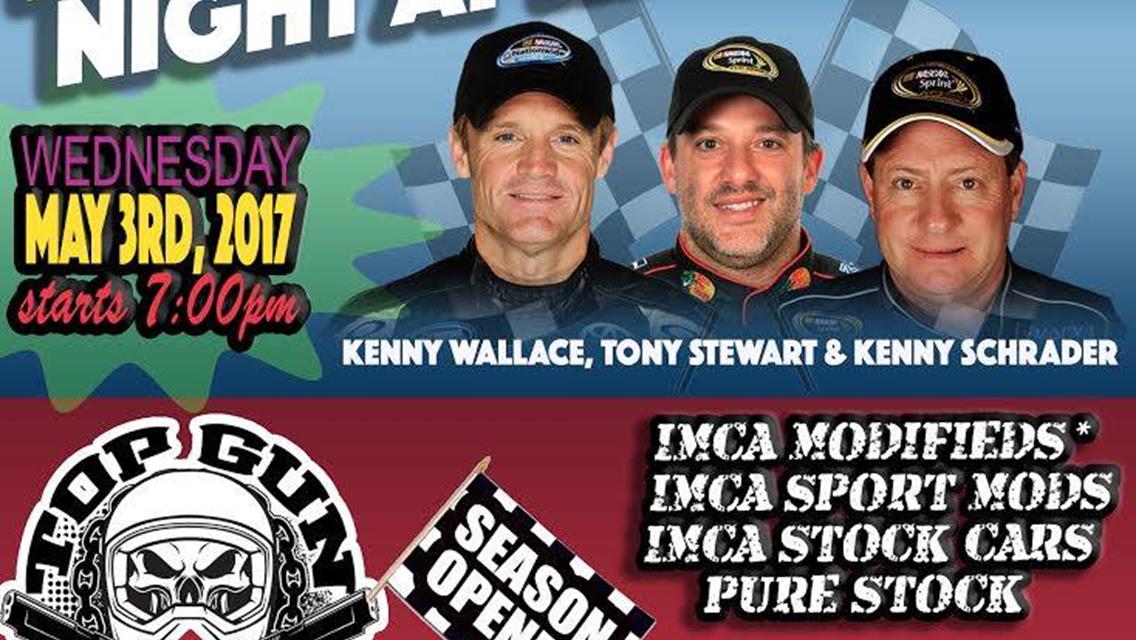Longdale Speedway Welcoming NASCAR Notables Stewart, Wallace and Schrader on May 3