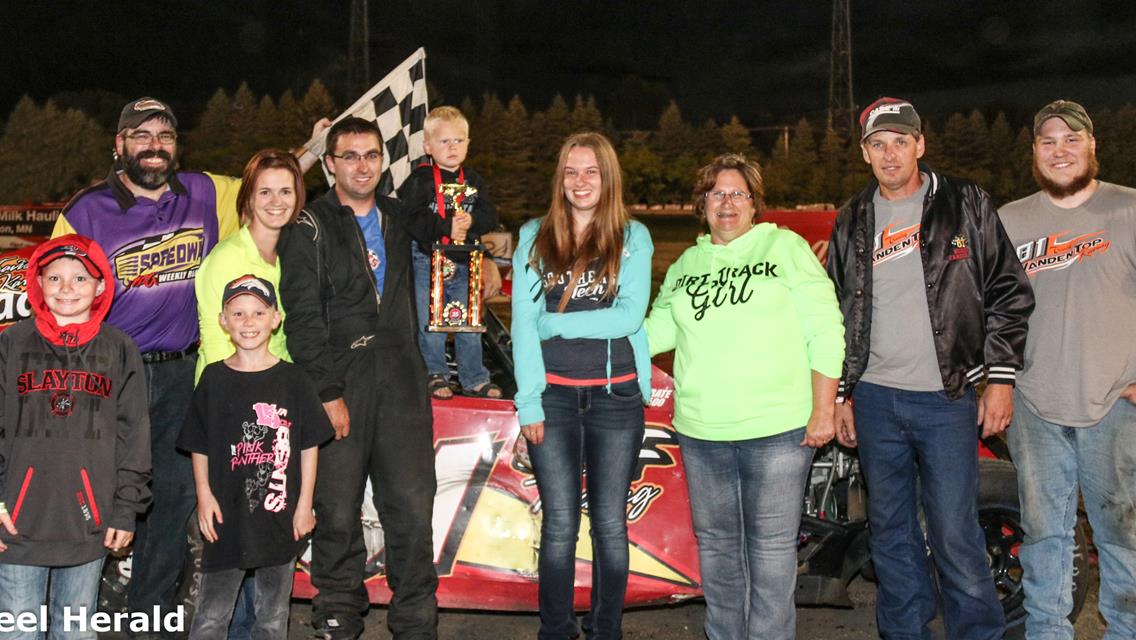 August 11th Results from Murray County Speedway