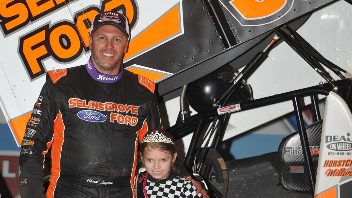 Chad Layton Prevails From Caution Filled Feature at Big Diamond