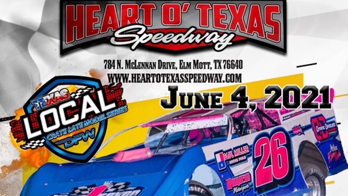 DFW Crate Late Models to invade the speedway 6/4/2021