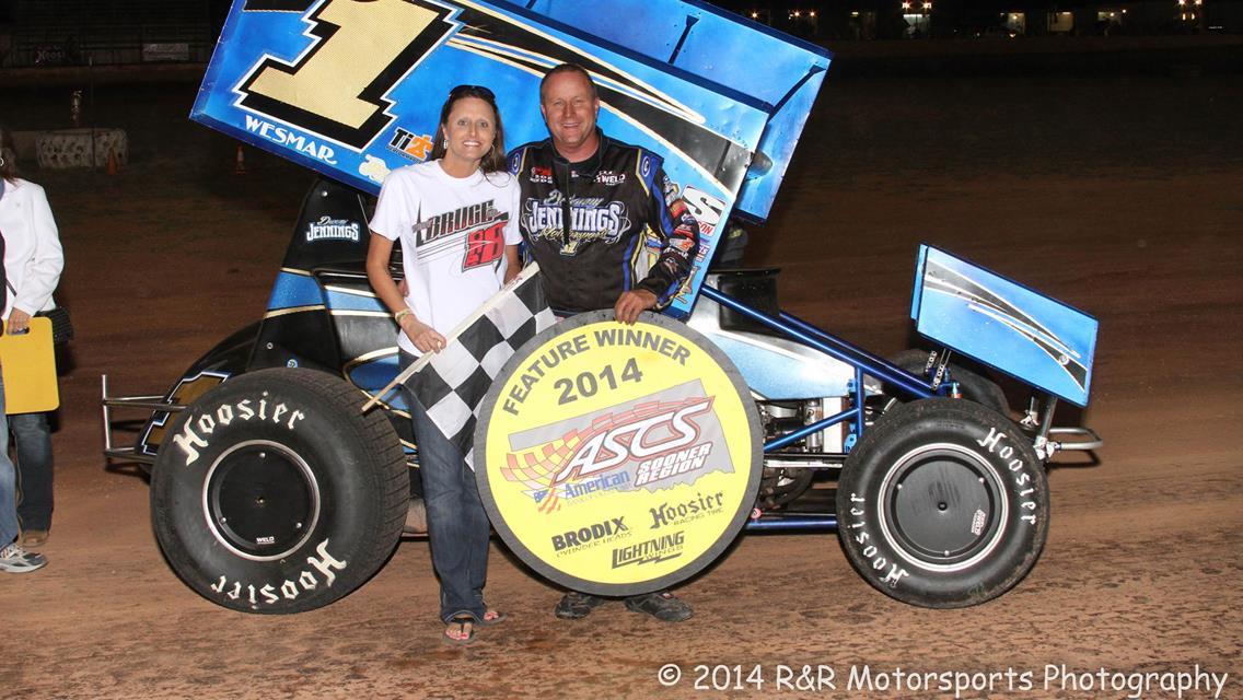 Danny Jennings on top with ASCS Sooner Region at Lawton