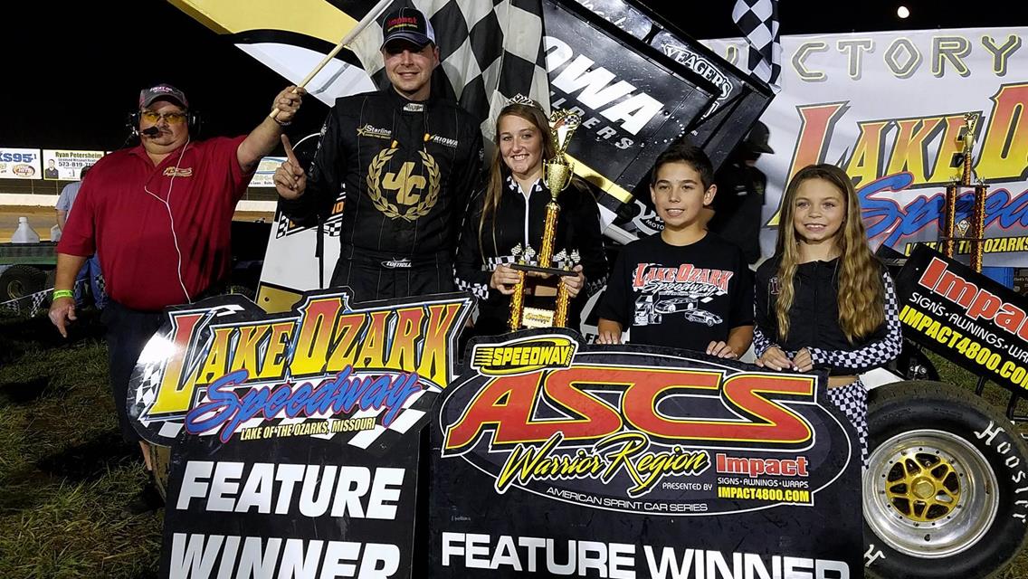 Jonathan Cornell Victorious With ASCS Warrior At Lake Ozark Speedway