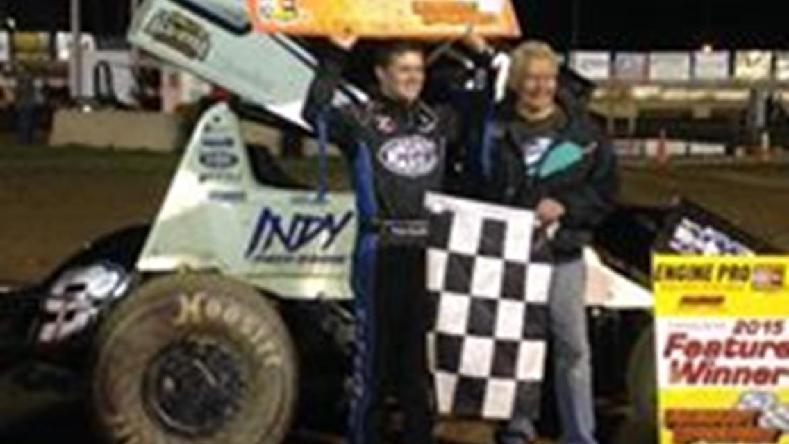 Parker Price Miller earns 1st career 410 sprint win at Fremont Speedway