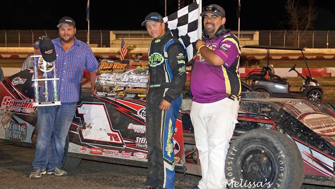 Ethan Dotson Wins First Wild West Modified Shootout Night At Willamette; Becomes First Repeat Winner Of 2017