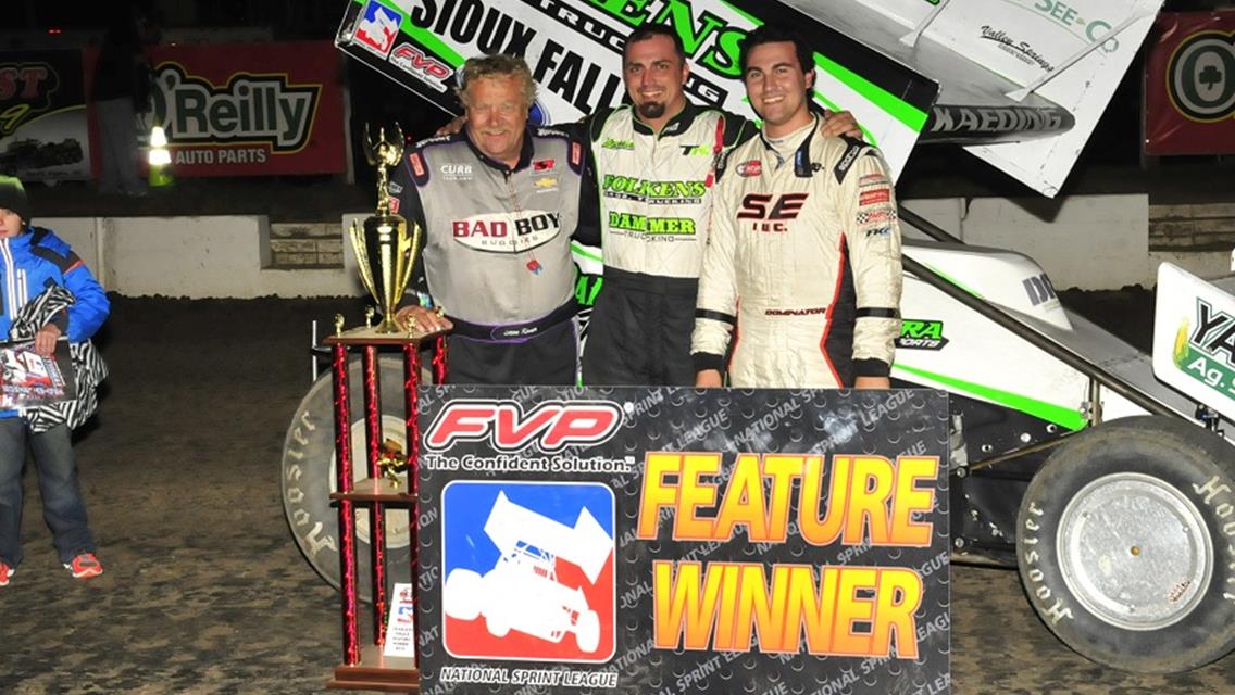 Tim Kaeding Roars from 14th to Win NSL Finale at I-80 Speedway!