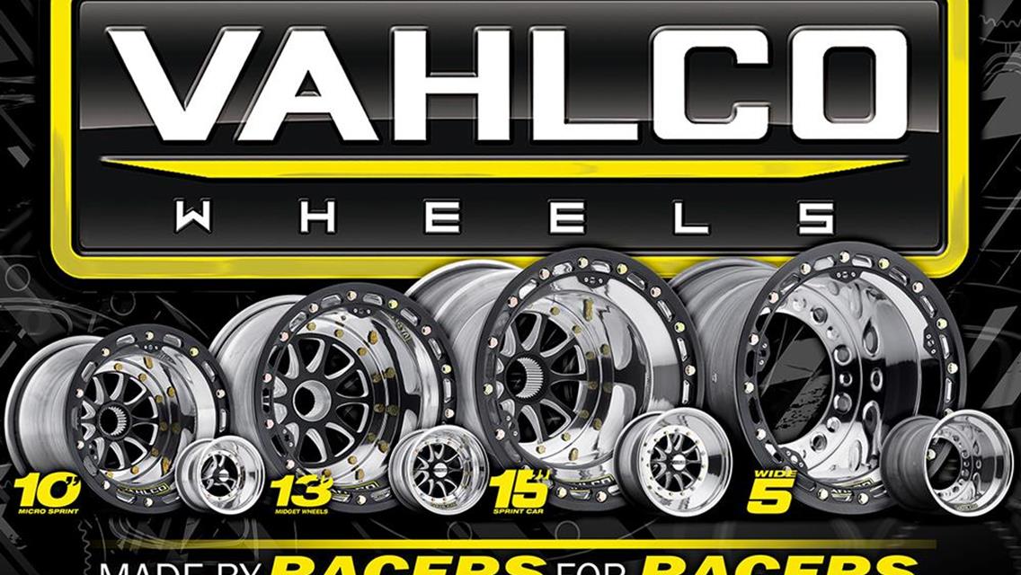 VAHLCO RACING WHEELS TO AWARD USAC EAST COAST HARD CHARGERS