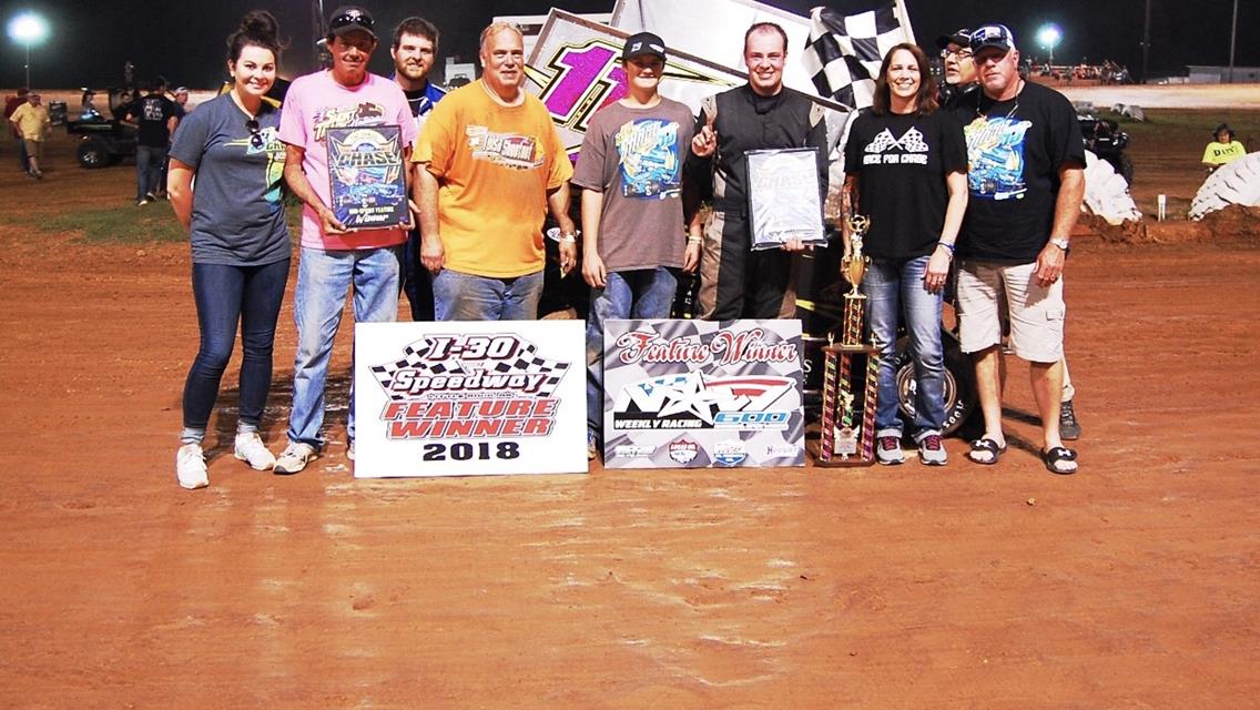 Tom Curran Pockets $1,000 at I-30 Speedway in the Race for Chase!
