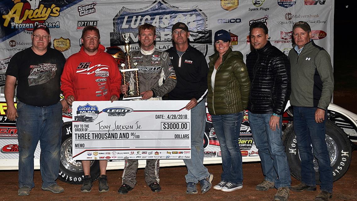 Tony Jackson Jr. celebrates MLRA victory at West Plains