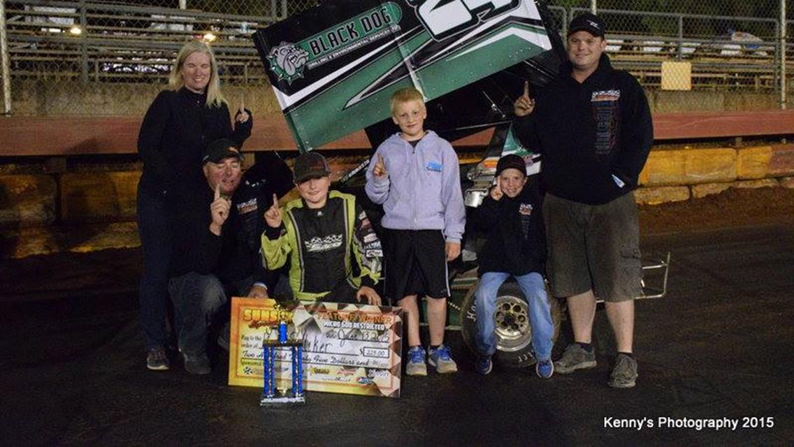 Ronnie Gilmore Jr. Wins SSP Dwarf Car Nationals Presented By 98.7 The Bull; Torkelsen, Silliker, Ireland, And Cpt. Turnabout Also Earn Wins