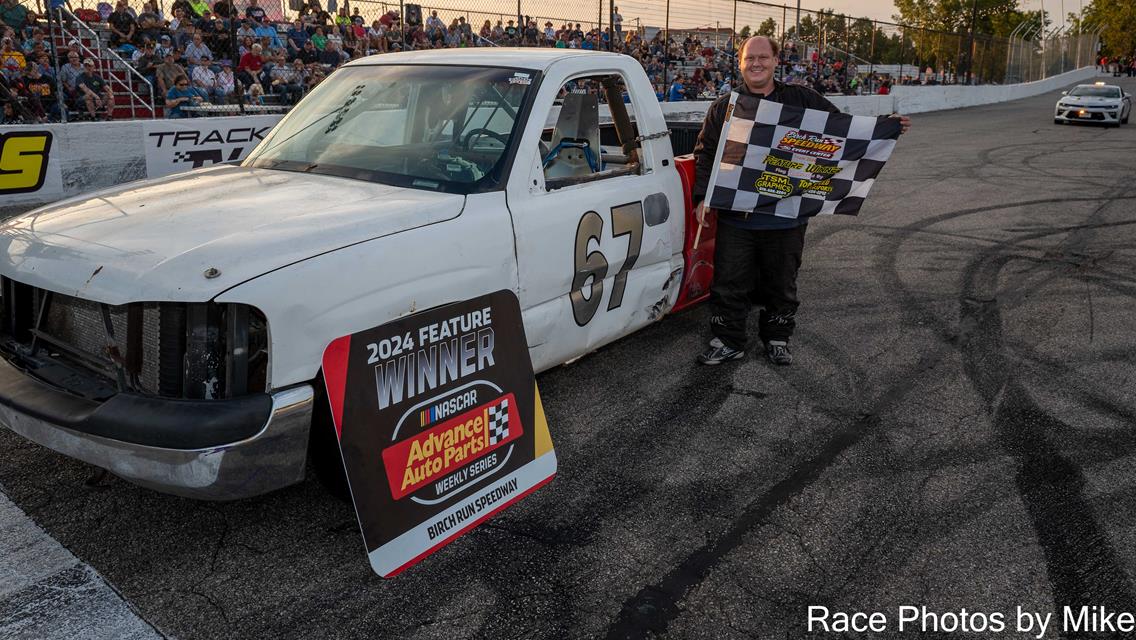 Rowe wins Dixie 100;  Jason Dvorscak gets first oval track win!