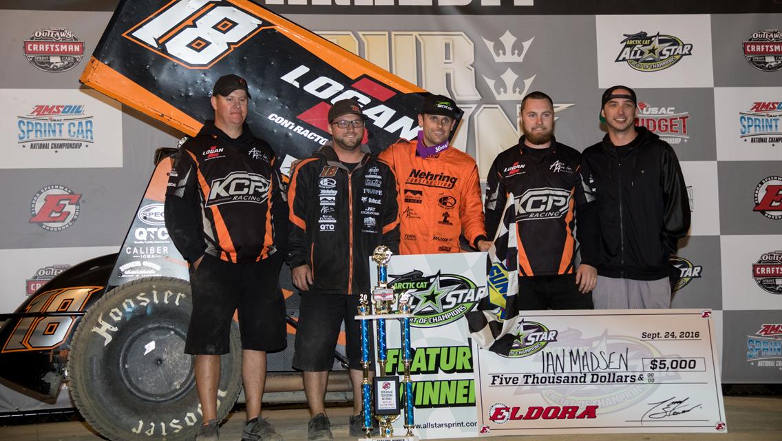 Ian Madsen scores Four Crown Nationals victory for first ever Eldora Speedway win