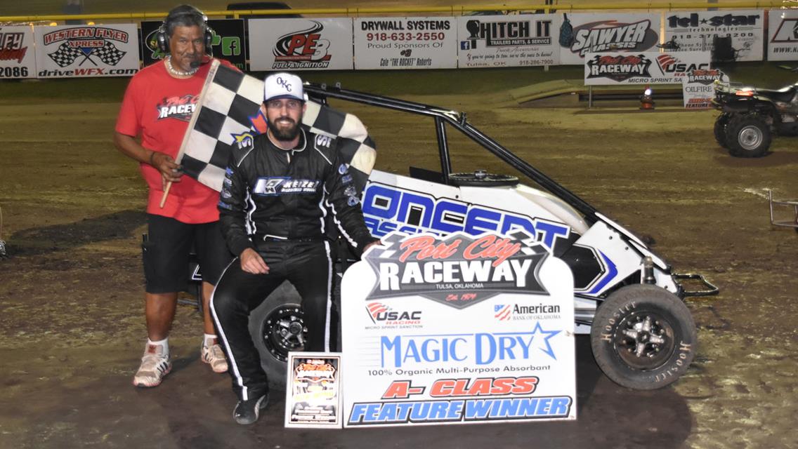 Flud, Cochran, Cody, Mclaughlin, Nicholson and Truitt Tame Non-Wing National Opener at Port City Raceway