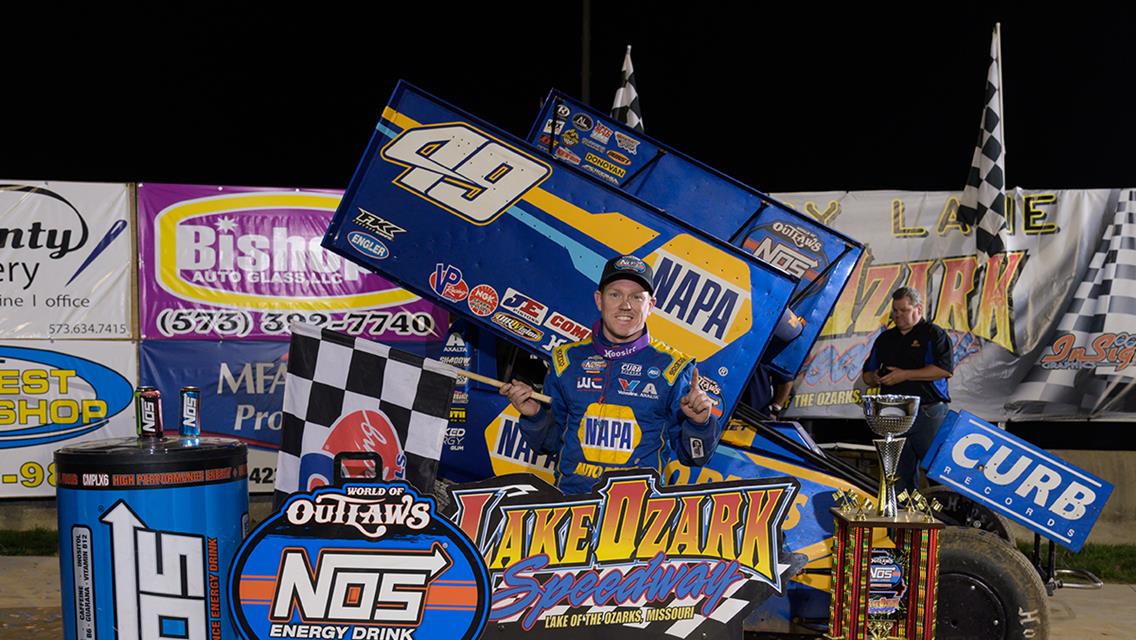 Sweet makes late pass on Gravel for Outlaws victory at Lake Ozark Speedway