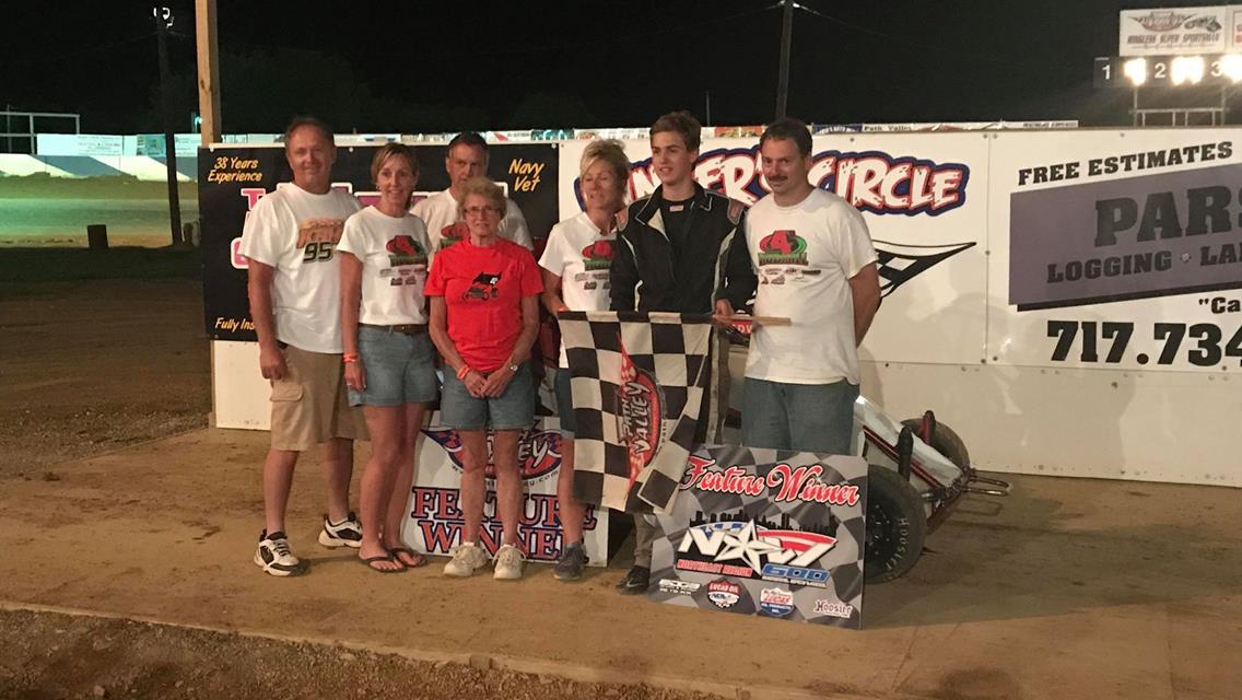Rudisill Continues Hot Streak with NOW600 Northeast Region at Path Valley Speedway Park