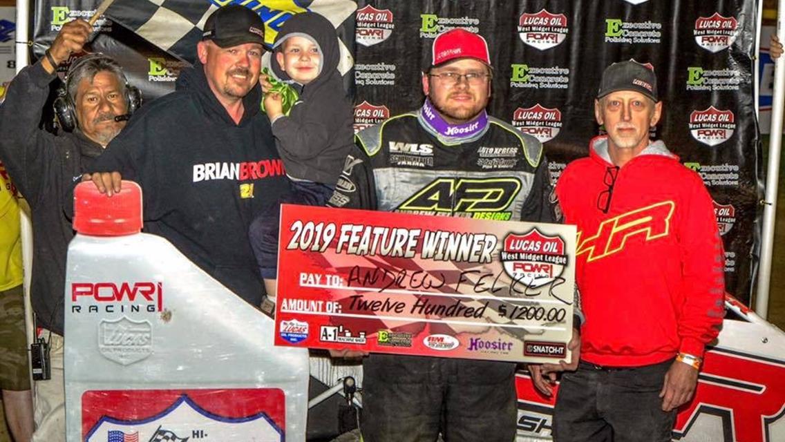 FELKER FENDS OFF FIELD FOR POWRi WEST TRIUMPH AT PORT CITY