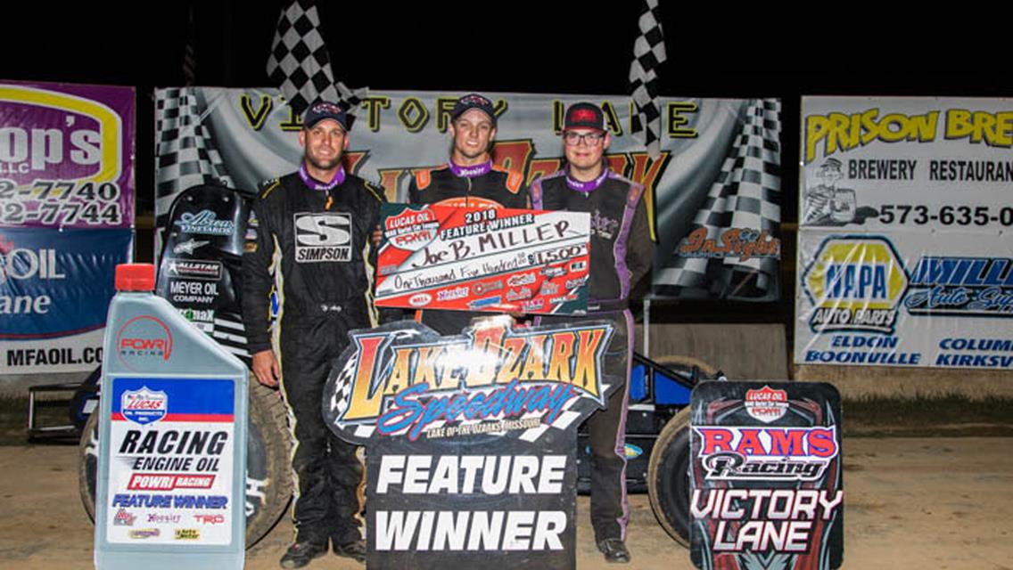 Miller,Cornell triumph at Lake Ozark Speedway