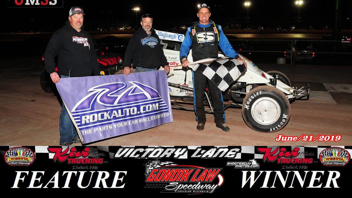 SABRASKI MACK ESTEY WIN MOD FEATURES AT GONDIK LAW SPEEDWAY