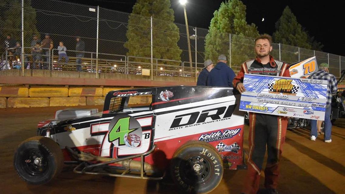 Camron Diatte Wins Second Dwarf Feature Of The Week; Logsdon Conquers Micros At SSP