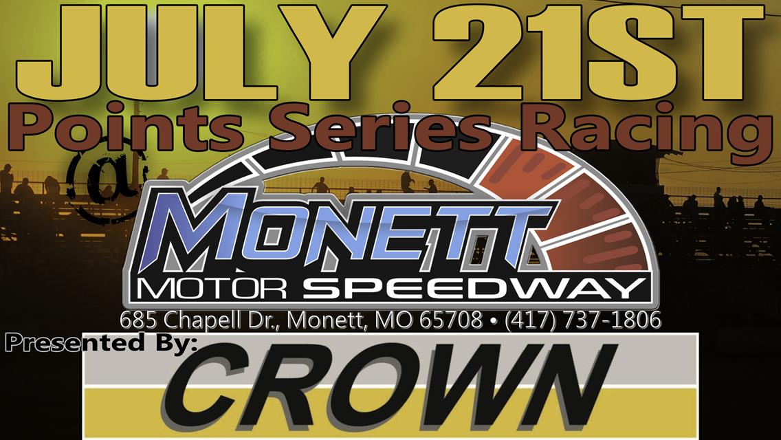 Crown Power &amp; Equipment Points Series Racing, 18 and Under are FREE