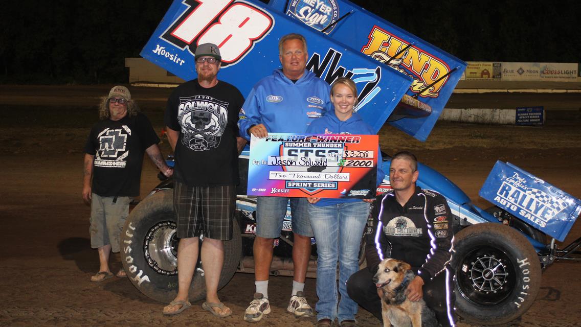Jason Solwold Wins Night One At CGS With Summer Thunder Sprint Series