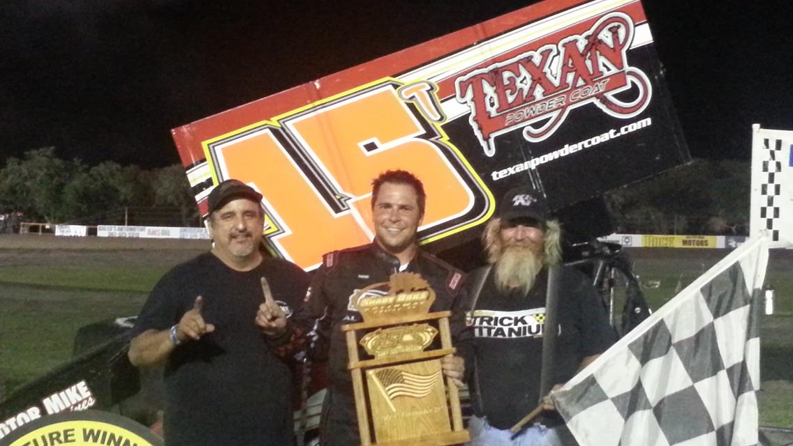 Travis Elliot Breaks Through with ASCS Gulf South at Shady Oaks Speedway