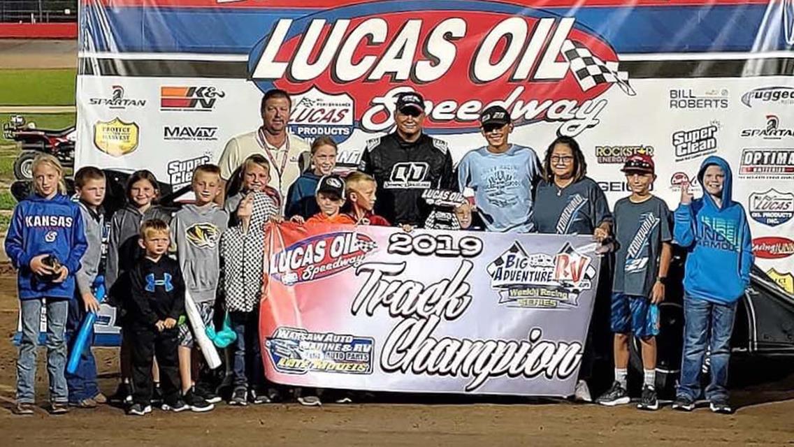 Fennewald makes it three straight Lucas Oil Speedway ULMA Late Model track titles; Jackson, Ott and Reed also earn championships