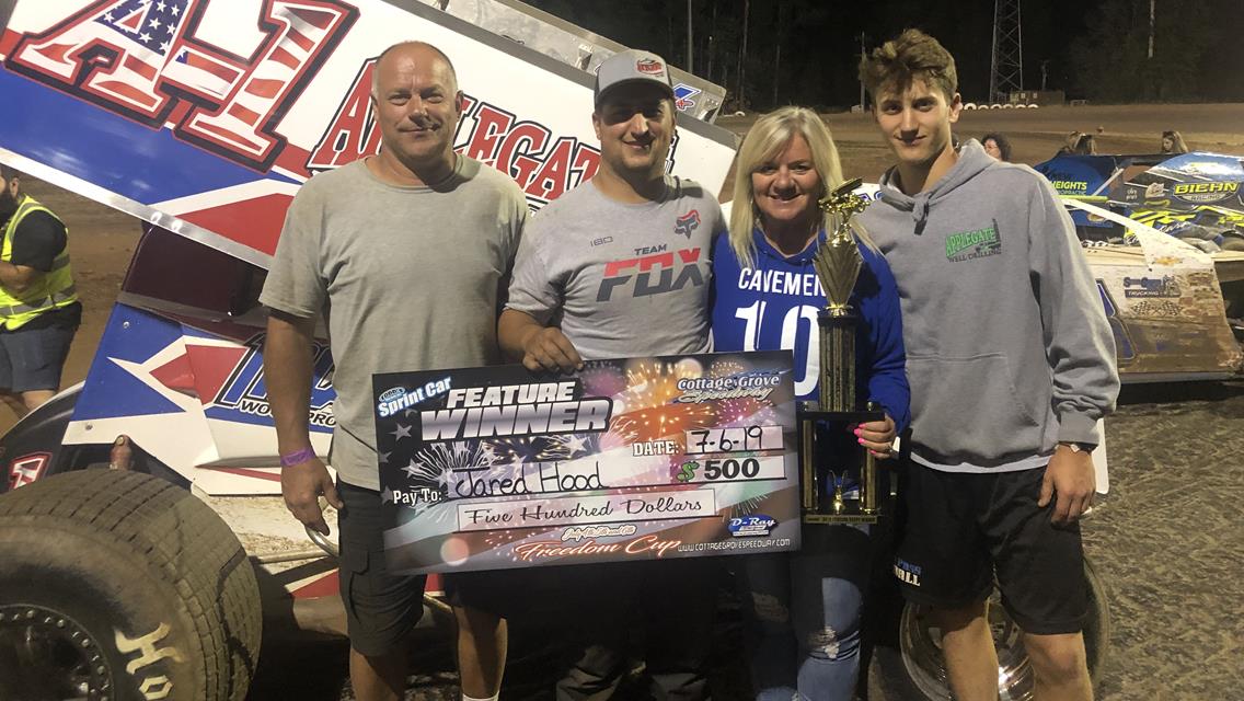 B. Hand, C. Winebarger, And Cox Win Hoppes Construction Freedom Cups; B. Hand, Winebarger, And Hood Collect July 6th CGS Wins