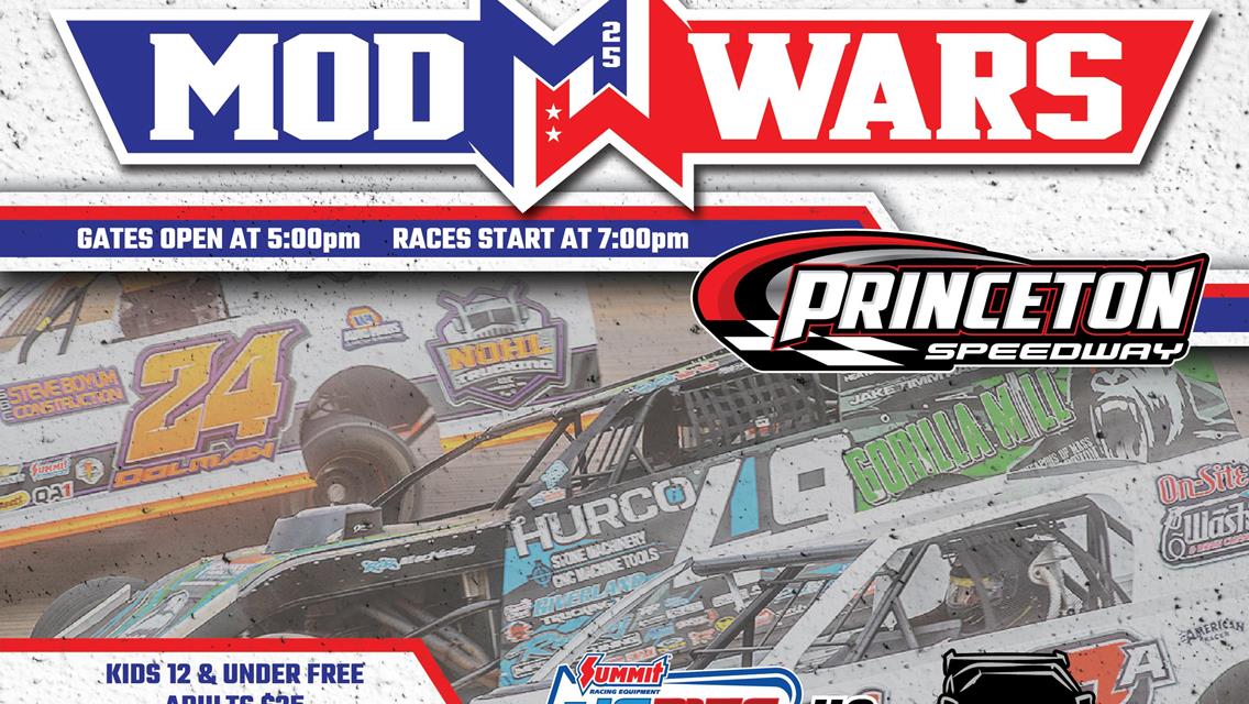 July 18 - USMTS Comes to Princeton Speedway for Mod Wars!