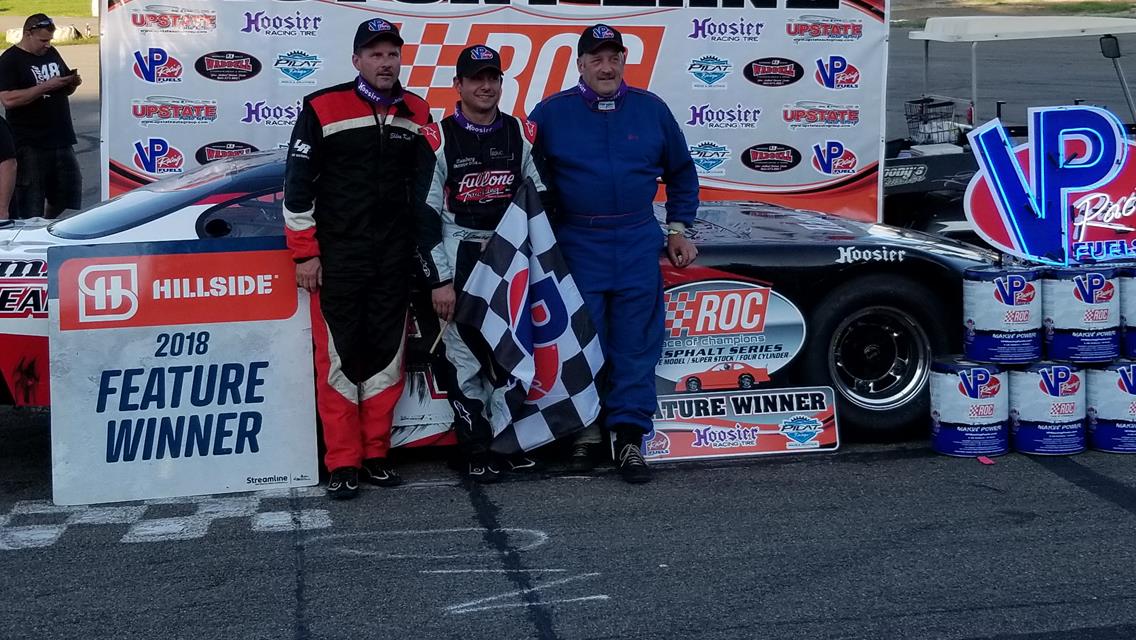 SAM FULLONE DRIVES TO VICTORY IN 50-LAP RACE OF CHAMPIONS LATE MODEL SERIES  EVENT AS PART OF JERRY GRADL NIGHT AT THE TRACK @ HILLSIDE BUFFALO