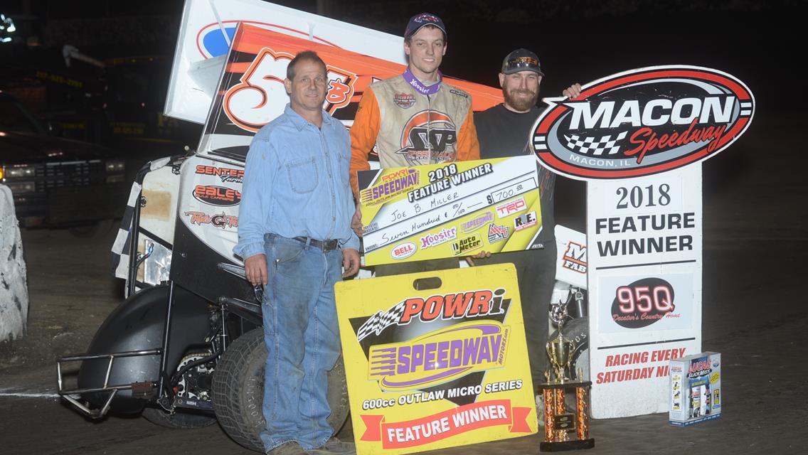 Miller’s 32nd Career Win Comes at Macon Speedway