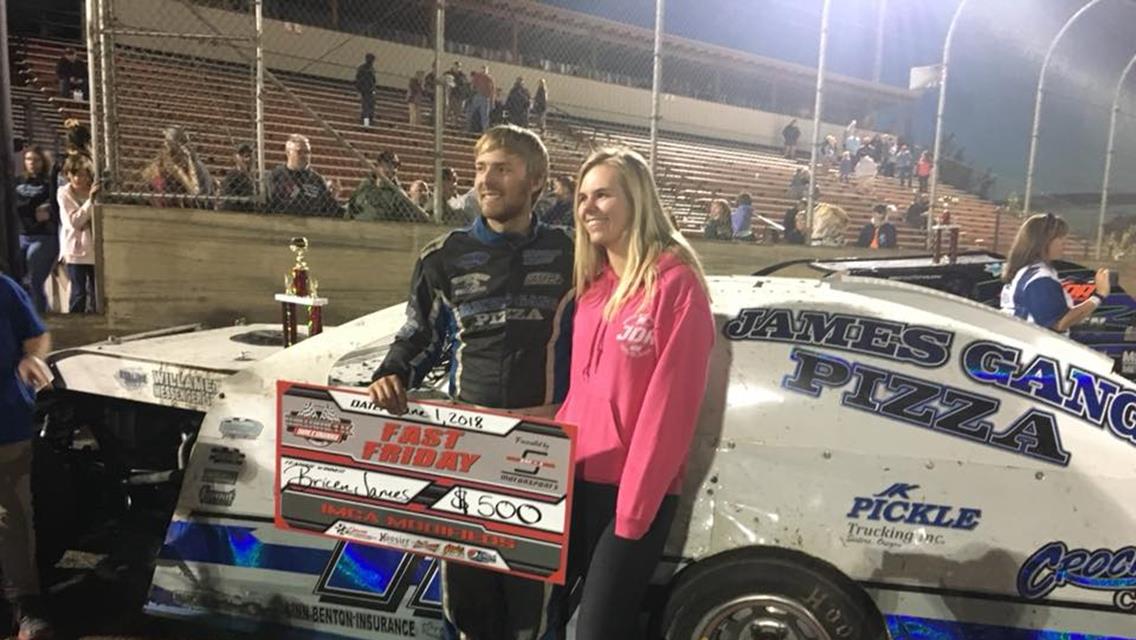 James And Braaten Get Fast Friday Night Wins At Willamette