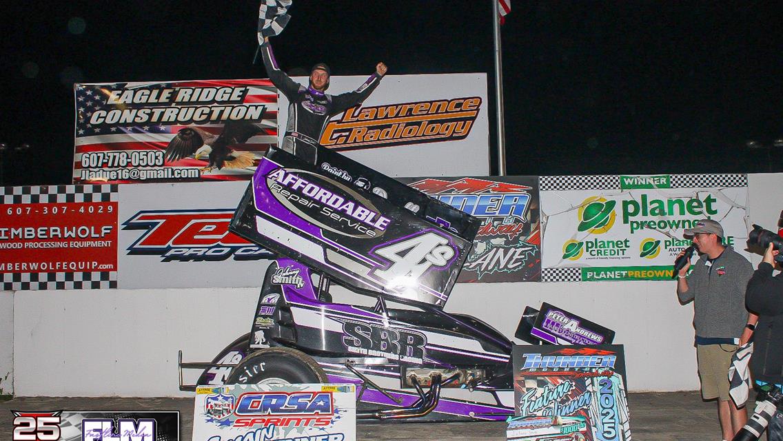 Johnny Smith Drives a Firecracker to Win First Career CRSA Feature at Thunder Mountain
