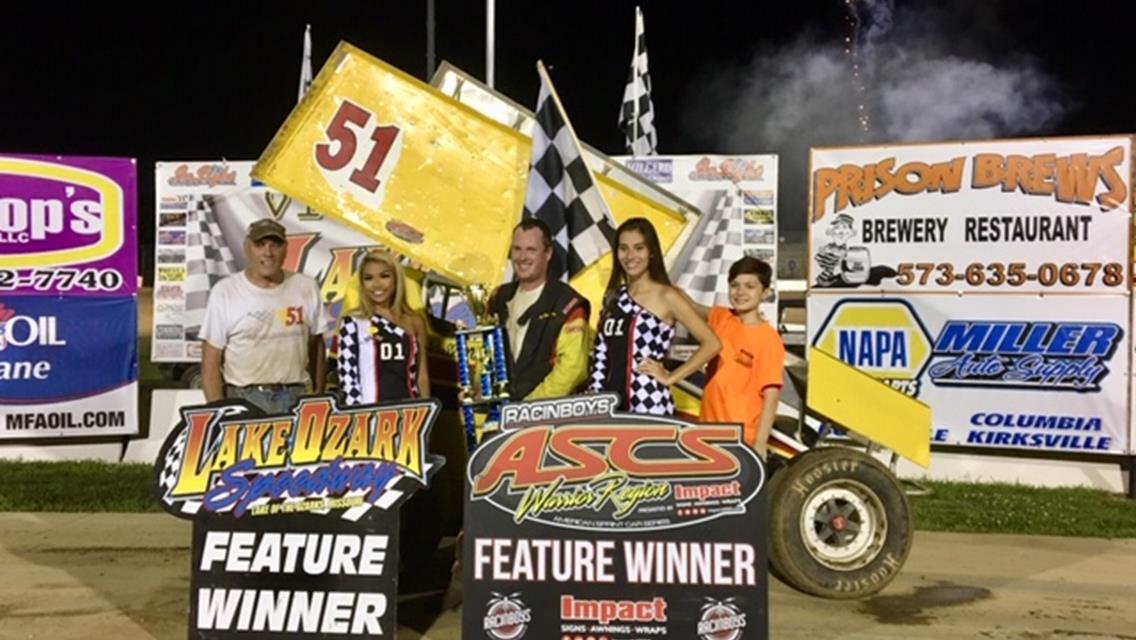 Mitchell Moore Leads Non-Stop With ASCS Warrior Region At Lake Ozark Speedway