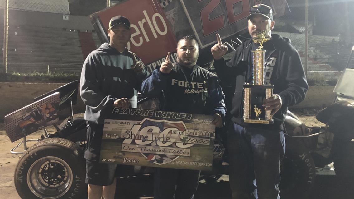Shane Forte Makes Electrifying Last Lap Pass To Win ISCS Opener At CGS